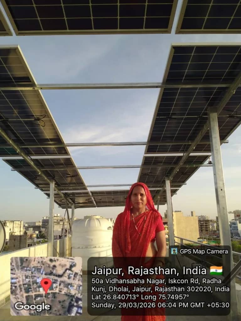 Residential Rooftop Solar — Radha Kunj, Dholai, Jaipur